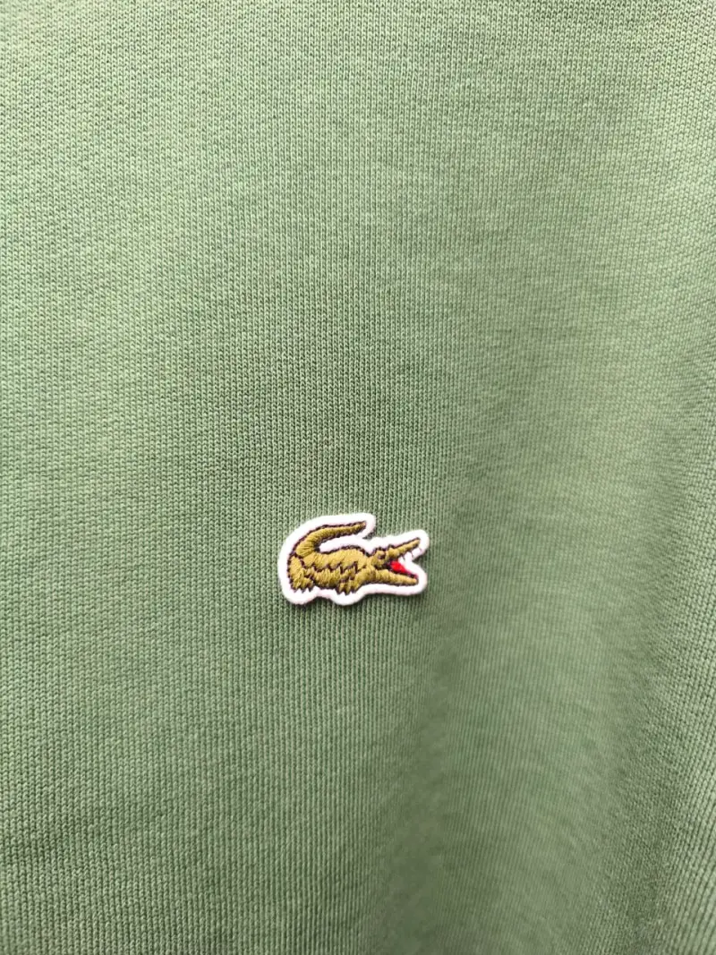 Polerón verde con capucha Lacoste - 2