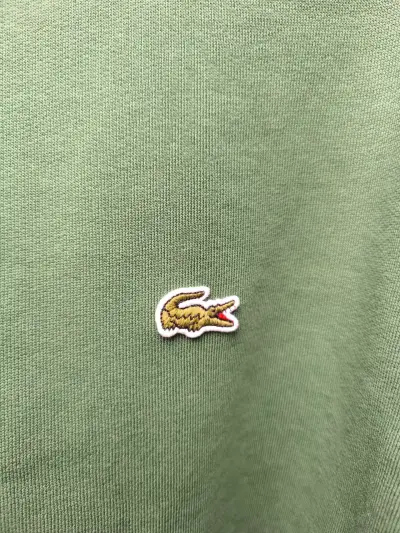 Polerón verde con capucha Lacoste - miniatura 2