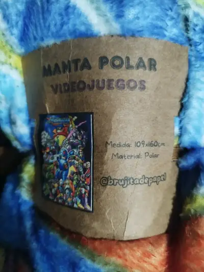 Manta Polar Megaman X 109x160cm - miniatura 3