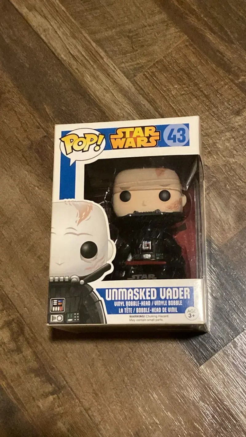 Funko Pop Star Wars Unmasked Vader