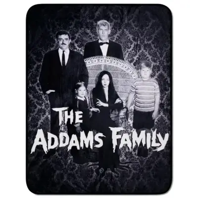 Manta polar de La Familia Addams 109x160cm - miniatura 1