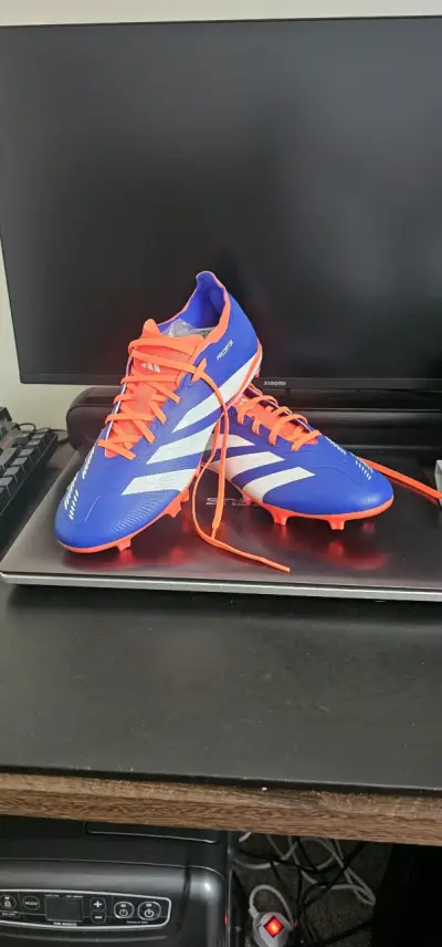 Zapatillas de fútbol Adidas Predator azules - miniatura 1