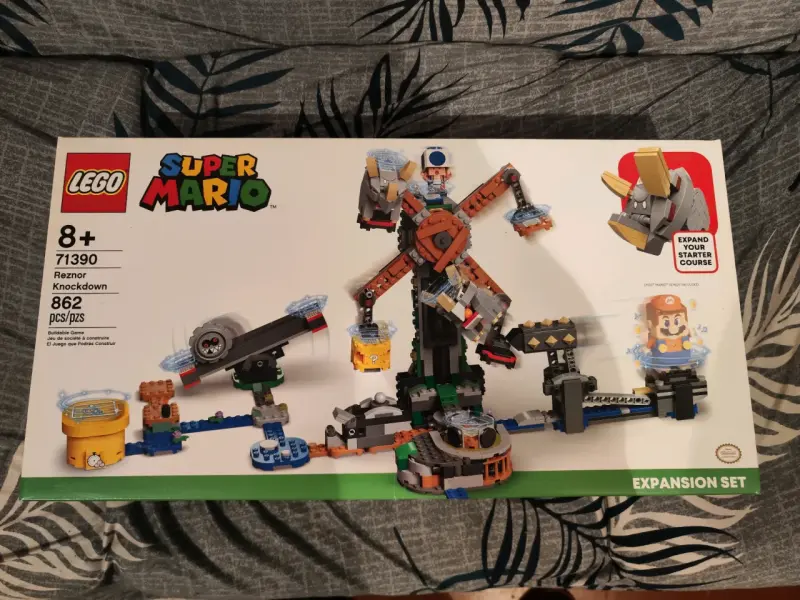 LEGO Super Mario Reznor Knockdown Set 71390 - 1
