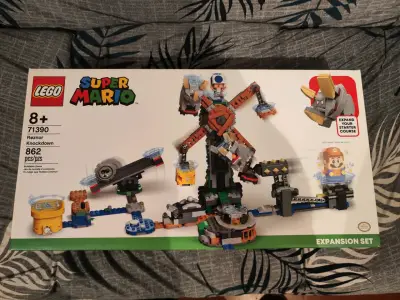 LEGO Super Mario Reznor Knockdown Set 71390 - miniatura 1