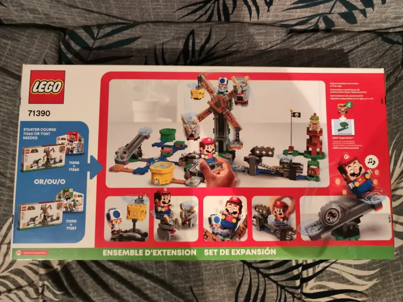 LEGO Super Mario Reznor Knockdown Set 71390 - 2