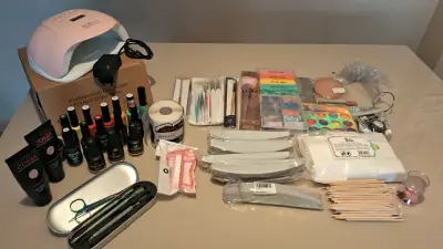 Kit completo de manicura profesional con lámpara LED - miniatura 1