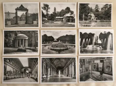 Set de postales vintage de Versalles - miniatura 3