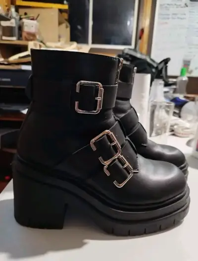 Botines C-Moran Cuero Talla 36 - miniatura 1