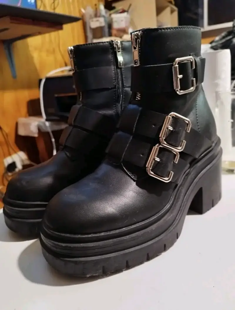 Botines C-Moran Cuero Talla 36 - 2
