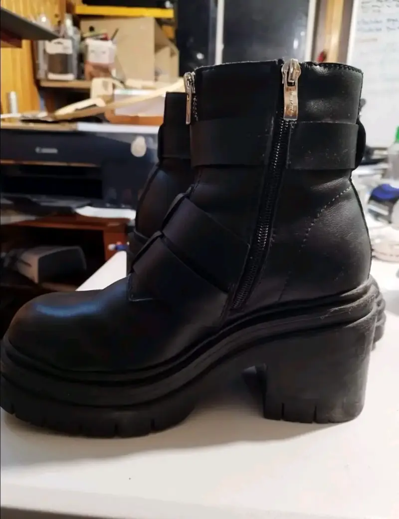 Botines C-Moran Cuero Talla 36 - 3