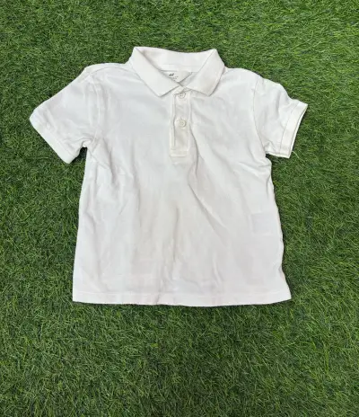 Polera polo blanca H&M para niño - miniatura 1