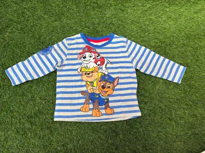 Polera infantil Paw Patrol a rayas - miniatura 1