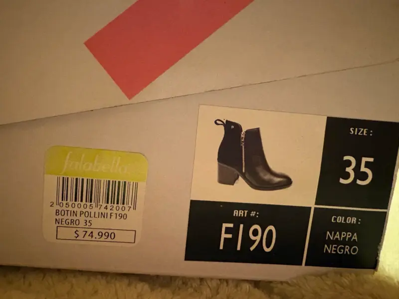 Botines negros de cuero Pollini - 5