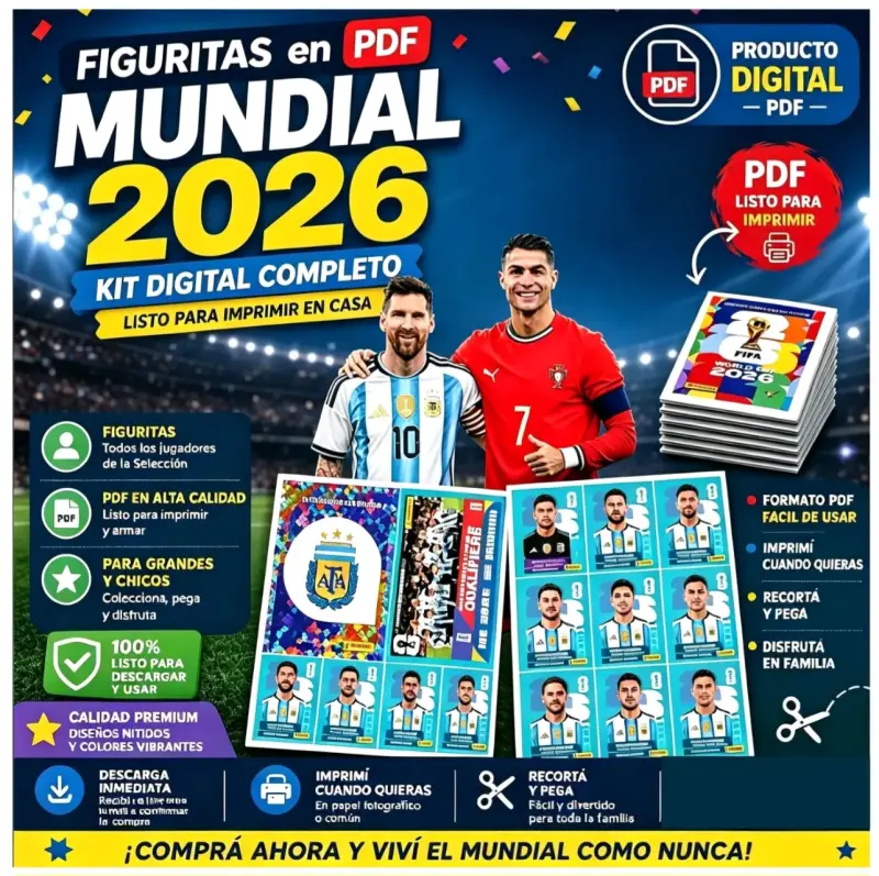 Solo el Kit digital de figuritas Mundial 2026 PDF - 1
