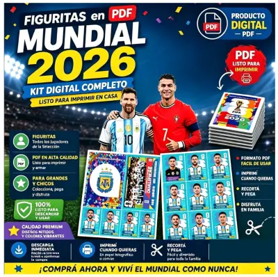 Solo el Kit digital de figuritas Mundial 2026 PDF - miniatura 1