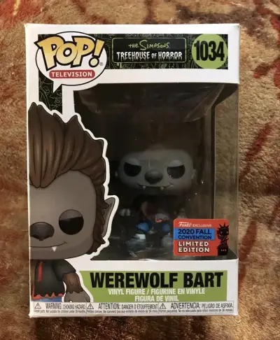 Funko Pop Simpson Werewolf Bart edición limitada - miniatura 1