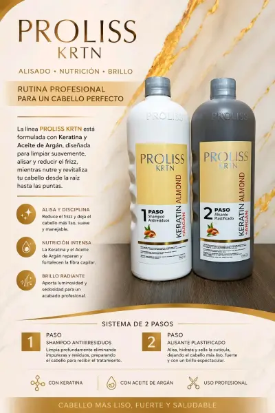 Pack Proliss KRTN con Keratina y Argán formol 0.6 - miniatura 5