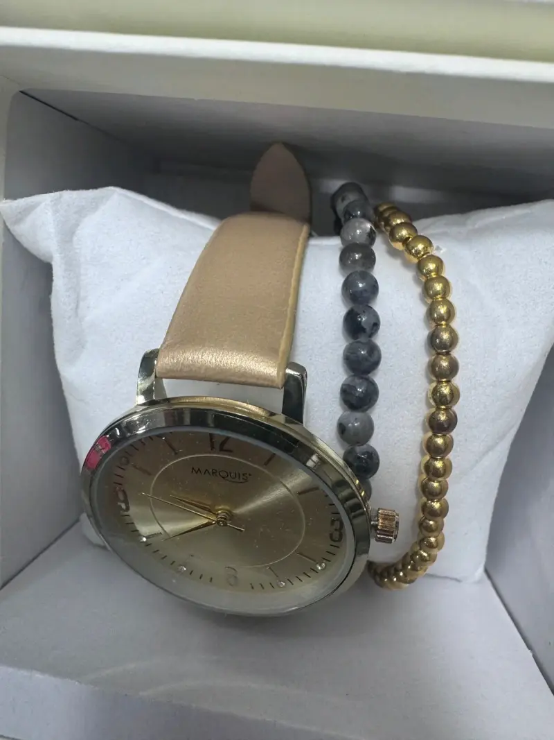 Reloj Marquis dorado con pulsera - 3