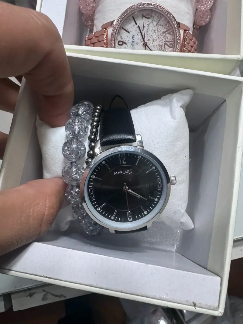 Reloj Marquis dorado con pulsera - 5