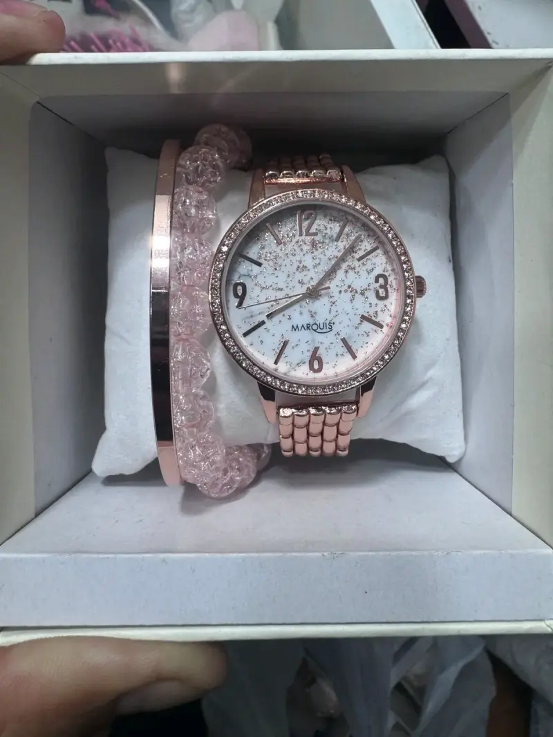 Reloj Marquis dorado con pulsera - 6
