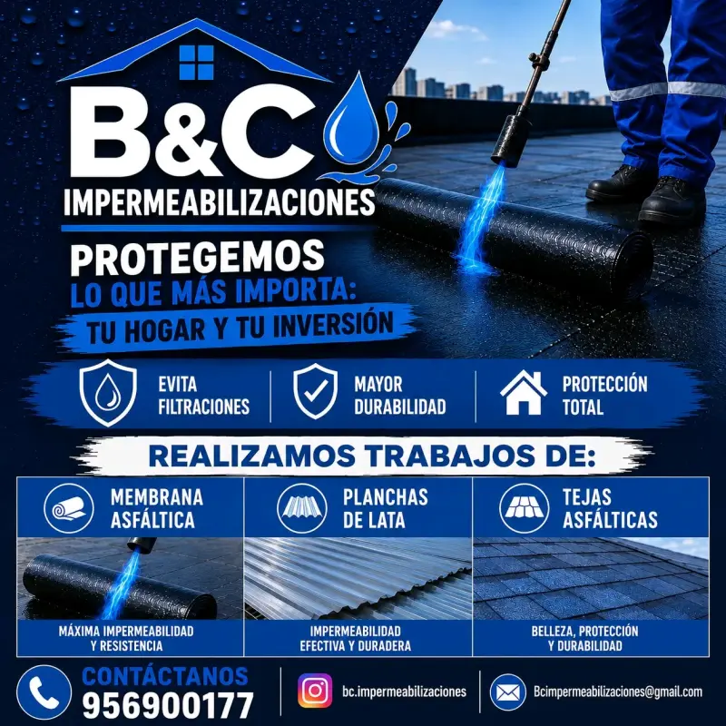 Servicios de impermeabilización B&C - 1