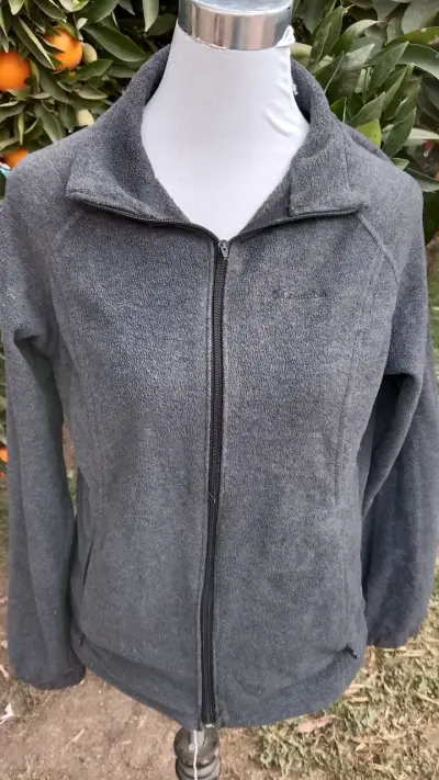 Chaqueta morada Columbia con capucha - miniatura 4