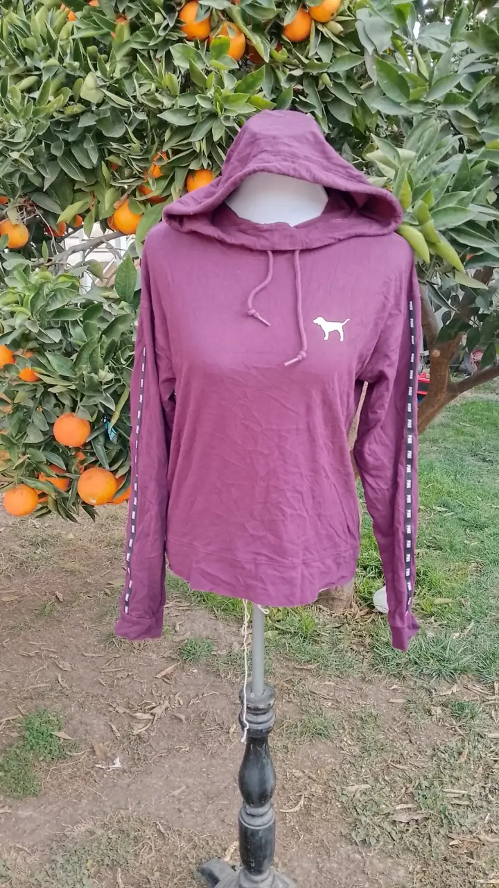 Chaqueta morada Columbia con capucha - 5