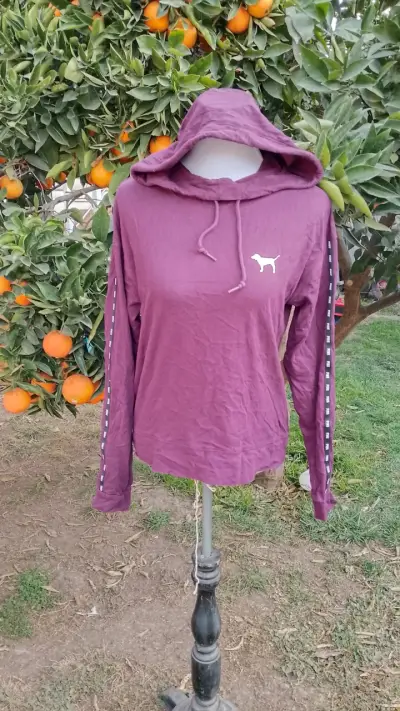 Chaqueta morada Columbia con capucha - miniatura 5