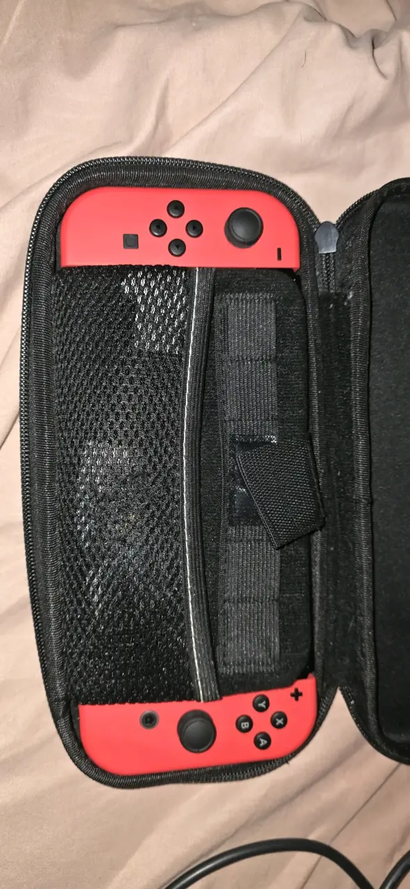 Nintendo Switch OLED mario red + micro sd 128 - 2
