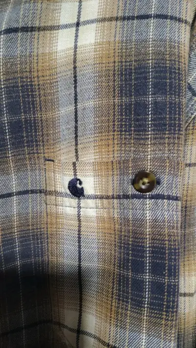Camisa de franela Carhartt a cuadros - miniatura 3