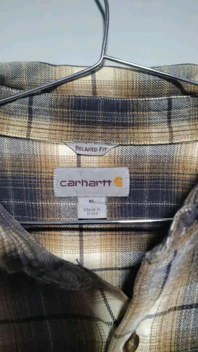 Camisa de franela Carhartt a cuadros - miniatura 4