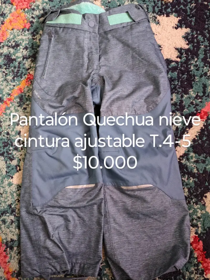 Pantalón de nieve Quechua con cintura ajustable