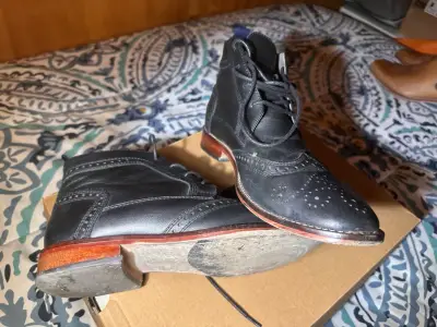 Botines de cuero para hombre - miniatura 5