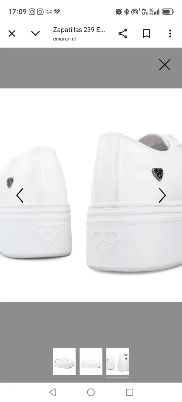 Zapatillas blancas con plataforma CMoran - 2