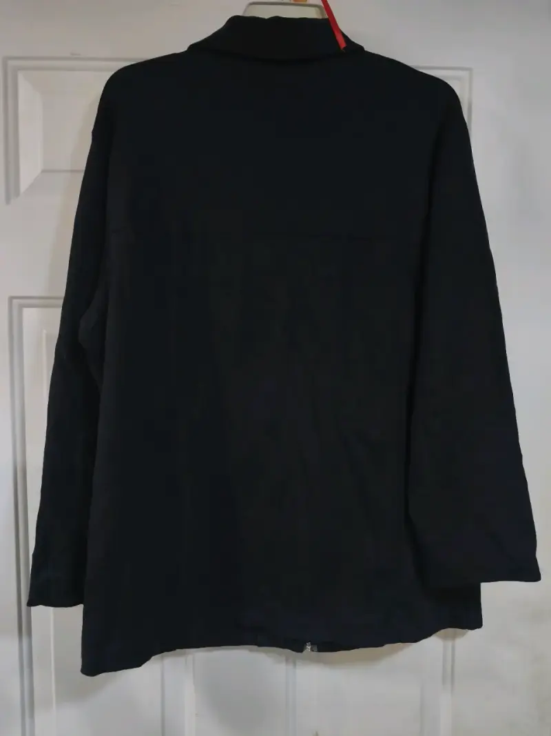 Chaqueta negra de manga larga unisex - 3