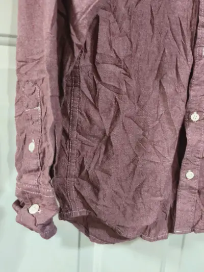 Camisa manga larga Old Navy burdeosde niño - miniatura 2