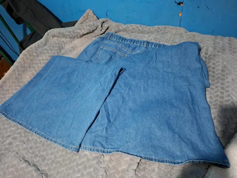 jeans de mezclilla azul - 2