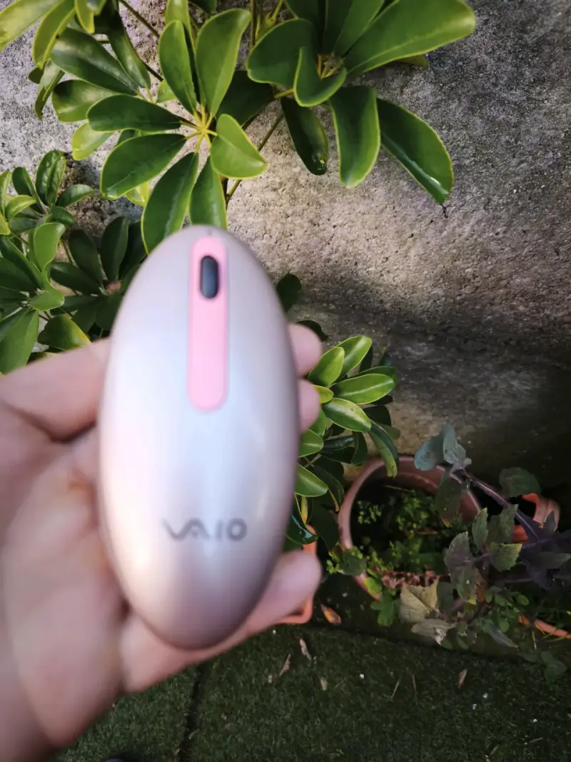 Mouse inalámbrico sony Vaio rosa elegante - 3