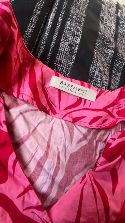 Blusa estampada rosa Basement - miniatura 3