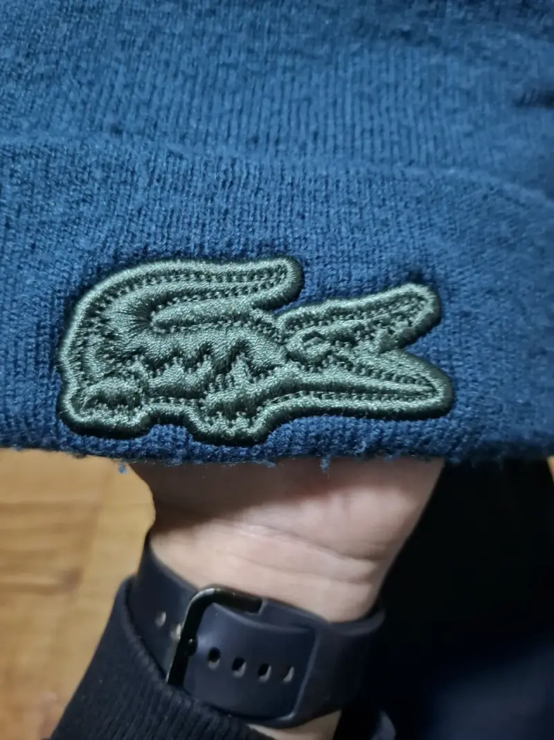 Gorro de lana verde oscuro Lacoste - 2