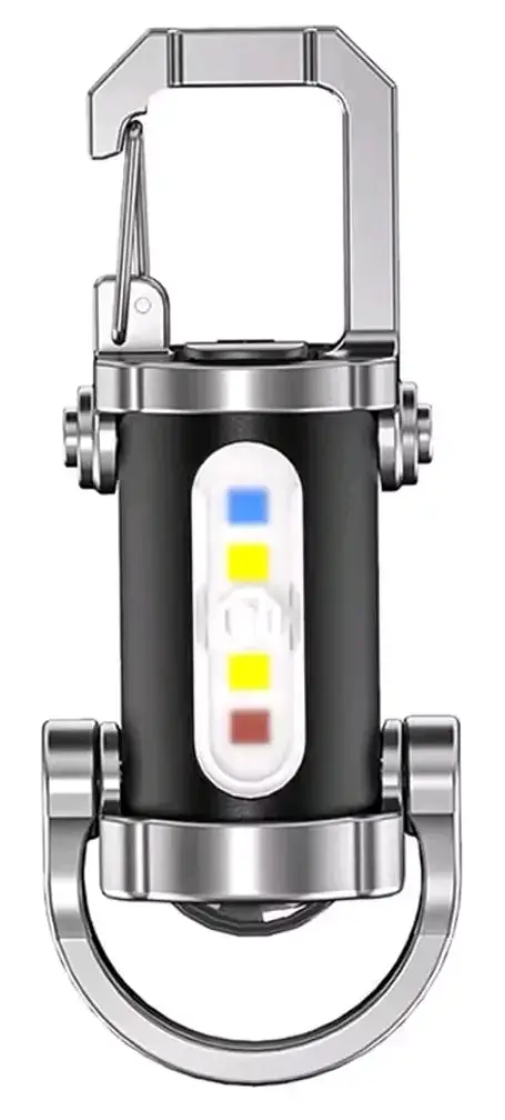 Linterna LED portátil con llavero - 4