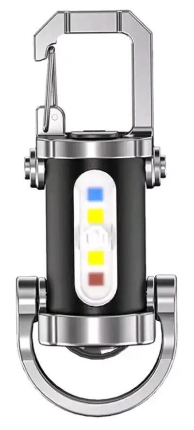 Linterna LED portátil con llavero - miniatura 4