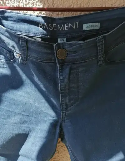Jeans Basement azul talla 40 - miniatura 2