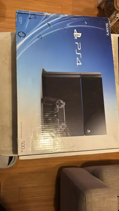 Consola PlayStation 4 con juegos y controles - miniatura 2