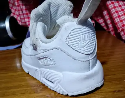 Zapatillas blancas para niños Nike Air Max - miniatura 3