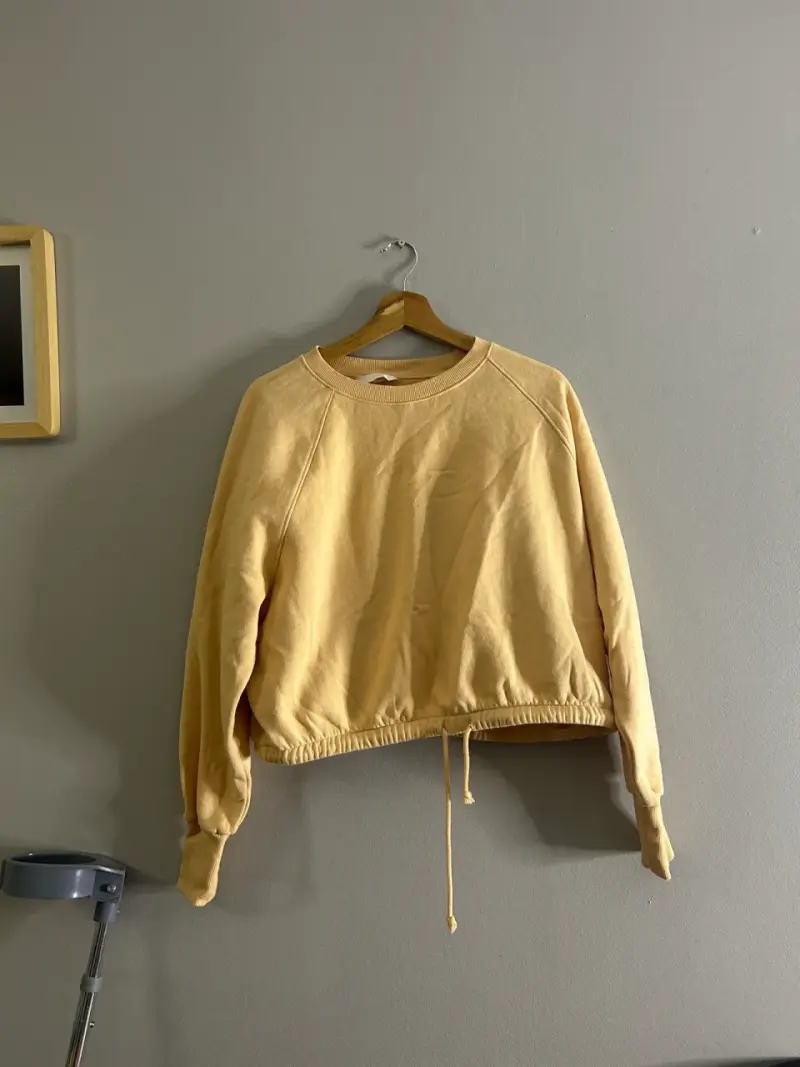 Polerón naranjo casual unisex HyM