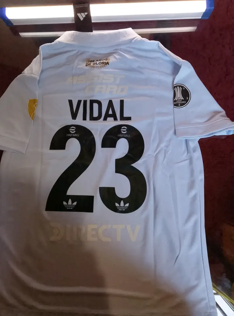 Polera Adidas Colo-Colo blanca con logos - 2