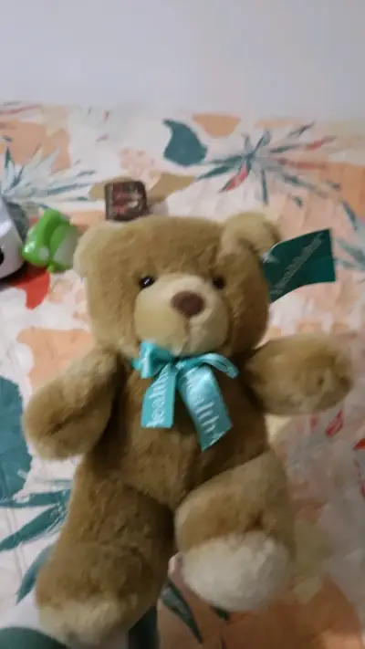 Osito de peluche marrón con lazo - miniatura 5