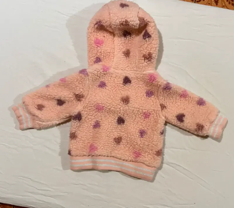 Polerón peludo con capucha para bebé 9-12 meses - 2