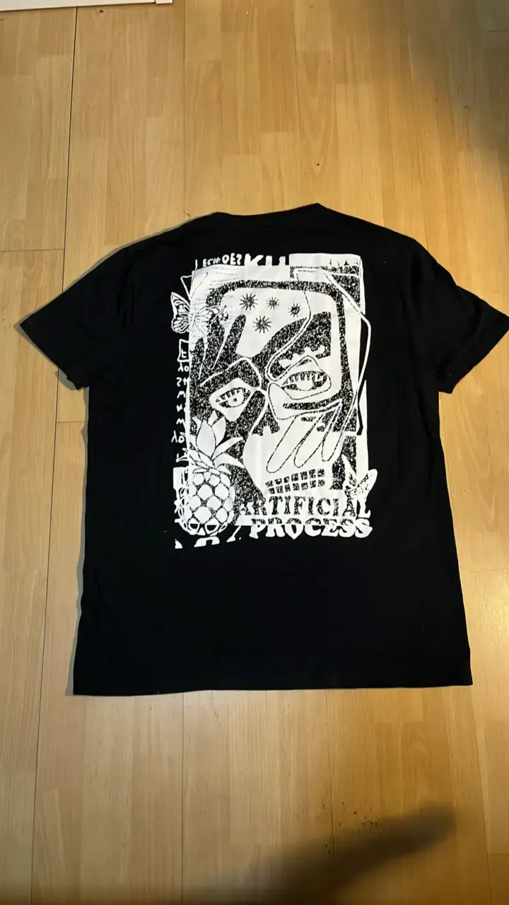 Polera negra de algodón - 2